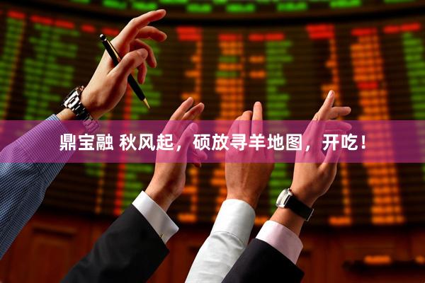 鼎宝融 秋风起，硕放寻羊地图，开吃！